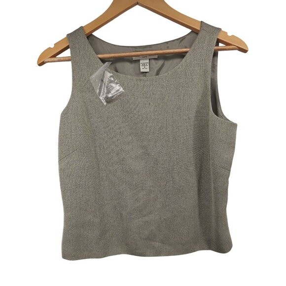Amanda Smith Sleeveless Tweed Top Size 8 - Picture 1 of 8